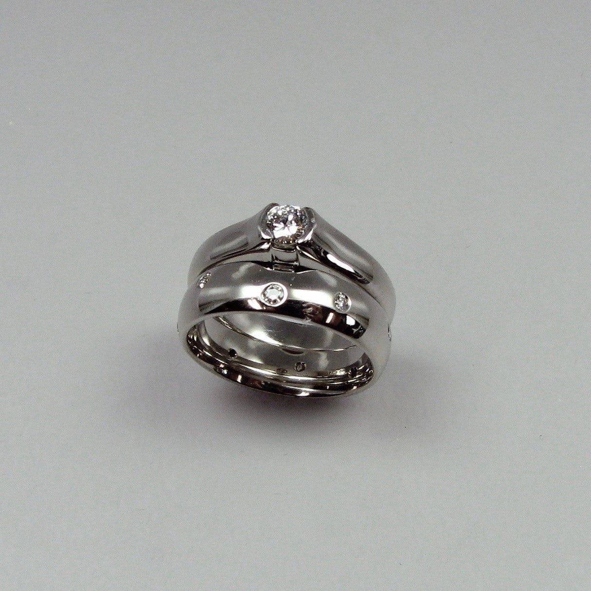 Omega Wedding Set,Custom,custom jewelry designer,custom jewelry design, Handmade jewelry, handcrafted, fine jewelry designs, designer goldsmiths, unique jewelry designs, northwest jewelry, northwest jewelry designers, pacific northwest jewelry,