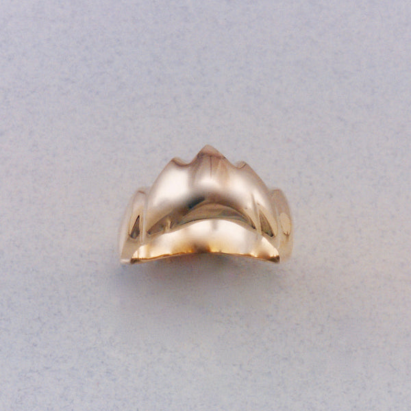 Soft Mountain Ring, Mountain Jewelry, Cascade Jewelry, Cascade Range Jewelry, Mountain Theme Jewelry, Leavenworth Mountain Jewelry, Mountain Rings, Mountain Pendants,