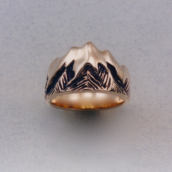 Glacier Peak Ring, Mountain Jewelry, Cascade Jewelry, Cascade Range Jewelry, Mountain Theme Jewelry, Leavenworth Mountain Jewelry, Mountain Rings, Mountain Pendants,