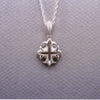 Mystic's Cross with Diamond in Sterling Silver