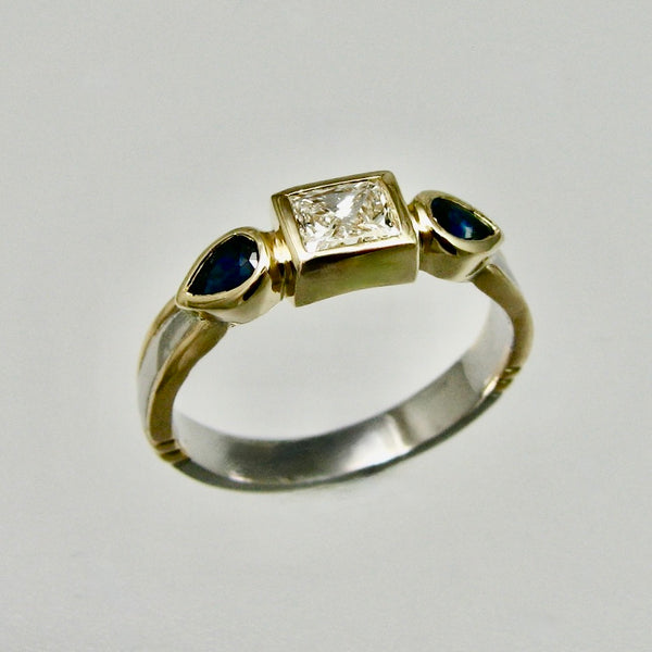 Custom Three Stone Ring