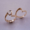 Moiré 1 and 2 Wedding Set (2 Rings)