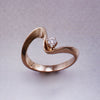 Moiré 3 and 4 Wedding Set (2 Rings)